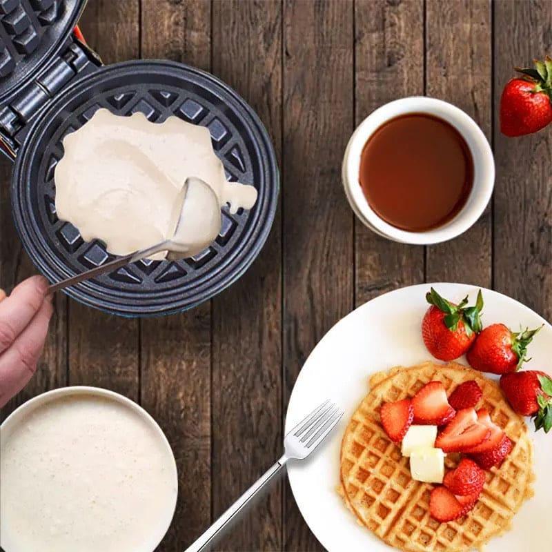 Mini Waffle Maker - Compact and Easy-to-Use for Quick Breakfasts - Clarify.pk