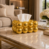 Luxury Gold Bubble Design Decorative Tissue Box
