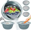 4-in-1 Rotating Colander Bowl Set with Grater