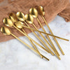 2-in-1 Stainless Steel Straw & Spoon Set with Cleaning Brush (4PCS)