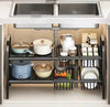 2 Tier Under Sink Organizer for Efficient Storage - Clarify.pk