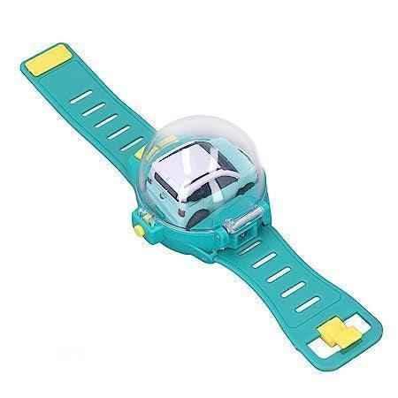 Mini Remote Control Car - Rechargeable Watch Car for Kids with Silicone Strap