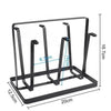 6 Hooks Iron Glass Stand Holder for Home Organizer and Decor - Clarify.pk