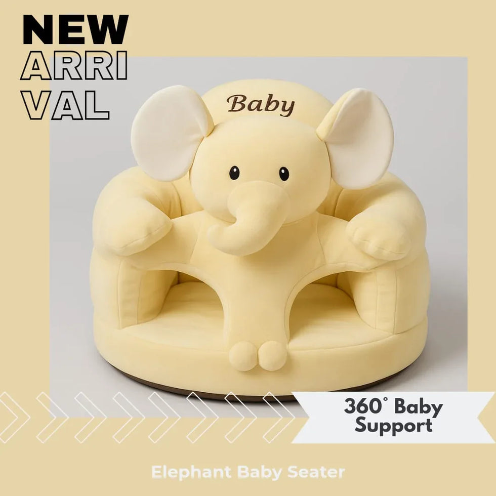 Premium Elephant 360° Baby Support Sofa Seat - Clarify.pk