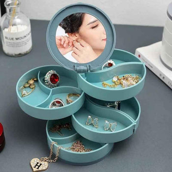 Elegant jewelry storage organizer box for accessories | Trenducts.pk