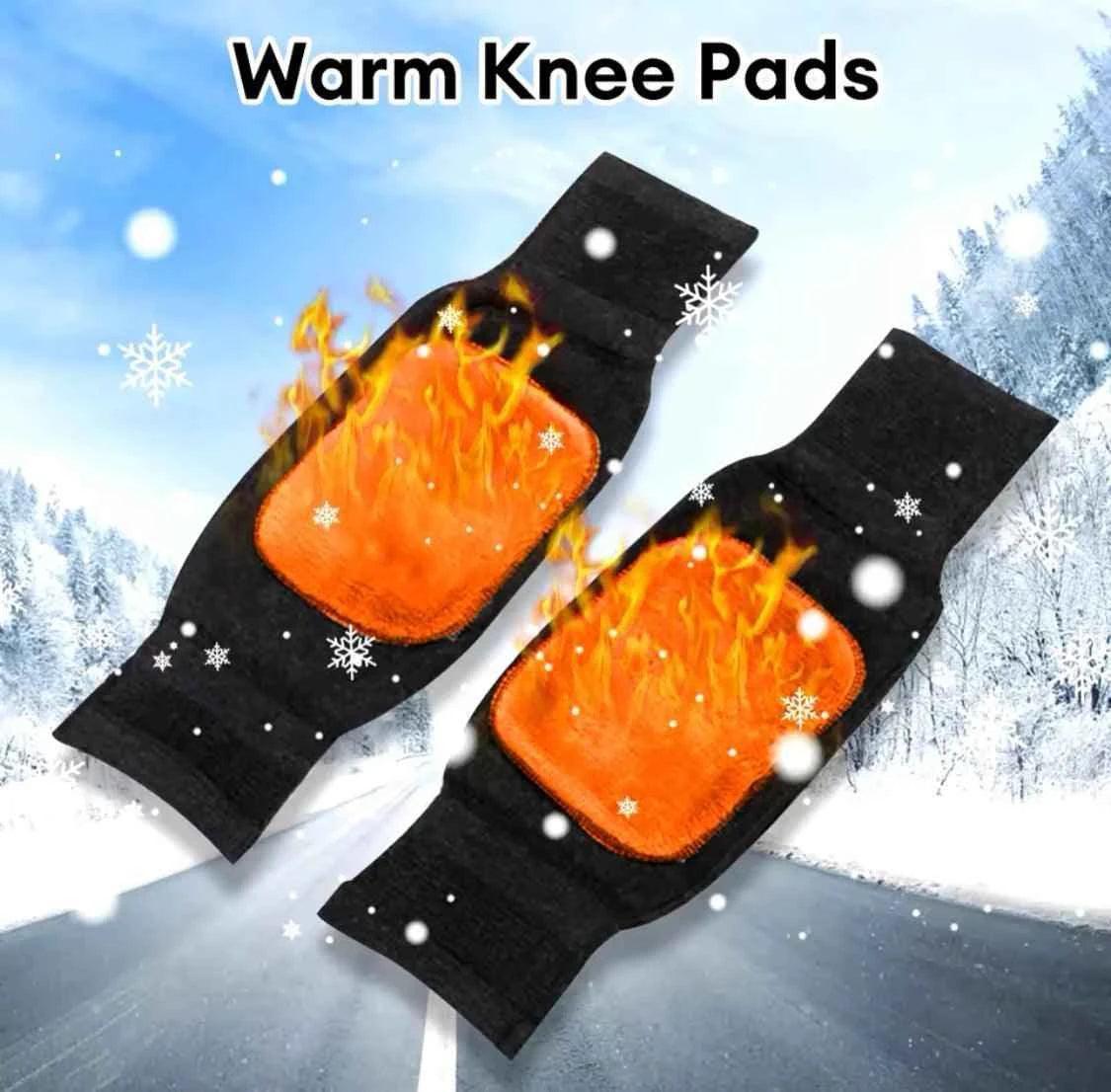 Soft Warm Wool Knee Pads - Cashmere Wool Knee Brace Support Sleeves without Belt - Clarify.pk