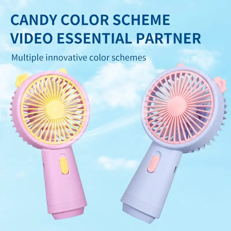 USB Portable Mini Fan | Handheld Rechargeable Desk Fan