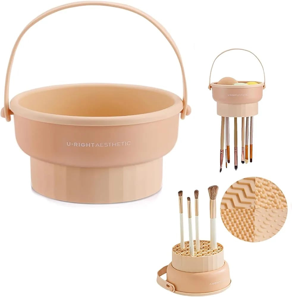 3-in-1 Makeup Brush Cleaner, Dryer & Storage Bowl
