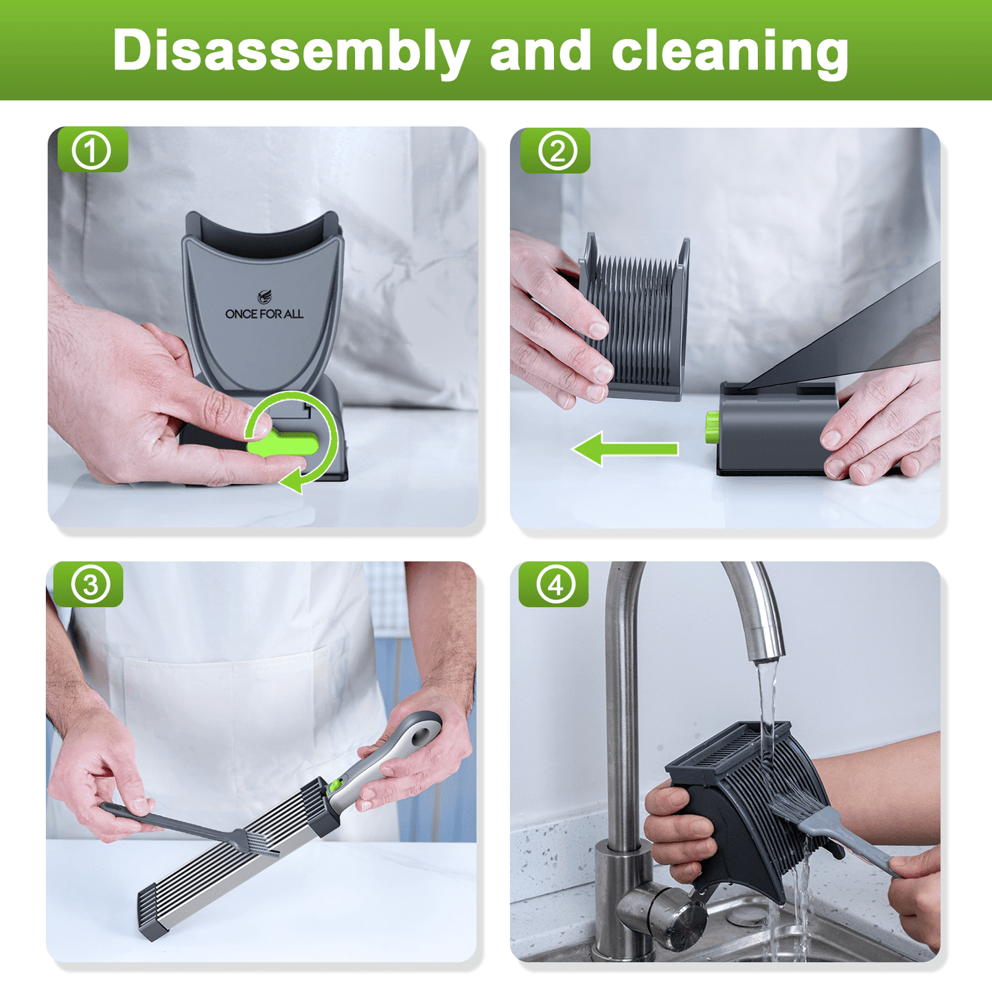 Stainless Steel Meat Slicer & Cleaver Knife Set