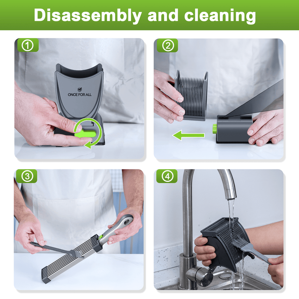 Stainless Steel Meat Slicer & Cleaver Knife Set