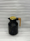 Luxury Black Thermos Flask with Golden Lid – 1Liter - Clarify.pk
