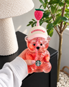 Cute Bearista Sipper with Straw & Strawberry Topper