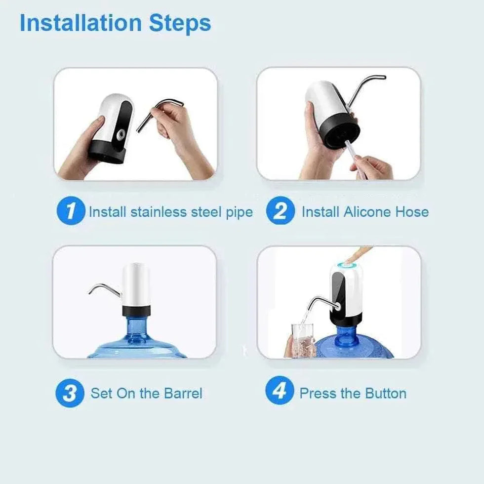 Portable Electric Water Pump for Convenient Water Transfer and Use - Clarify.pk