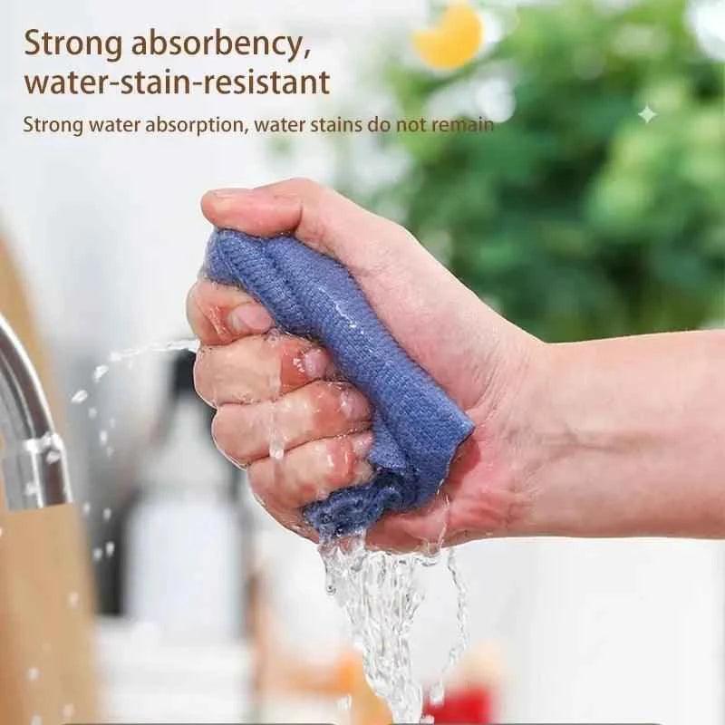 Reusable Microfiber Kitchen Cleaning Towels - Absorbent Dishcloths - Pack of 20Pcs or 10Pcs - Clarify.pk