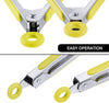 Stainless Steel Kitchen Tongs with Silicone Tips – Non-Slip Food Serving Tongs
