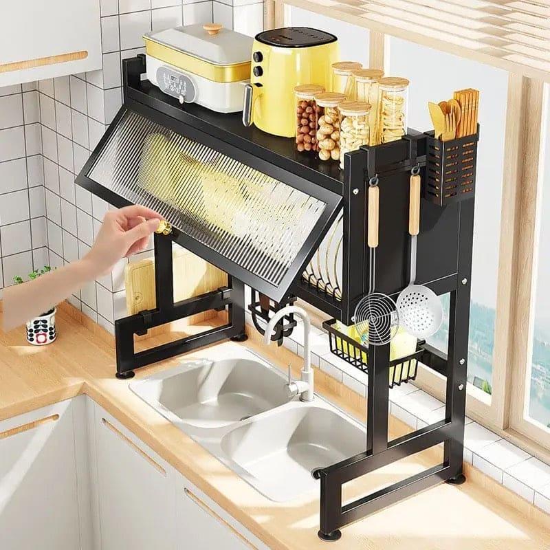Over The Sink Rack for Kitchen Organization and Storage - Clarify.pk