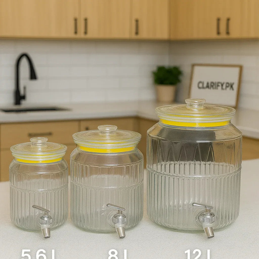 Acrylic Beverage Cooler – Large Drink Dispenser - Clarify.pk