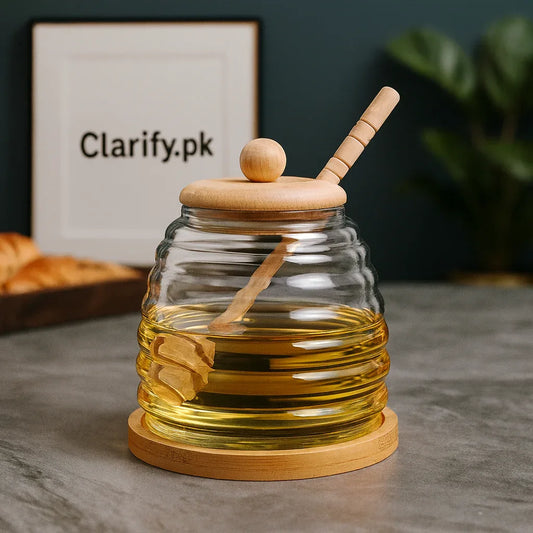 500ml Glass Honey Jar – Airtight Storage Jar with Lid