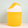 Desktop Swing-Lid Trash Can – Compact Waste Organizer
