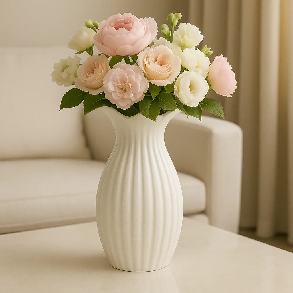 Modern Flower Vase – Stylish Decorative Accent for Living Spaces - Clarify.pk
