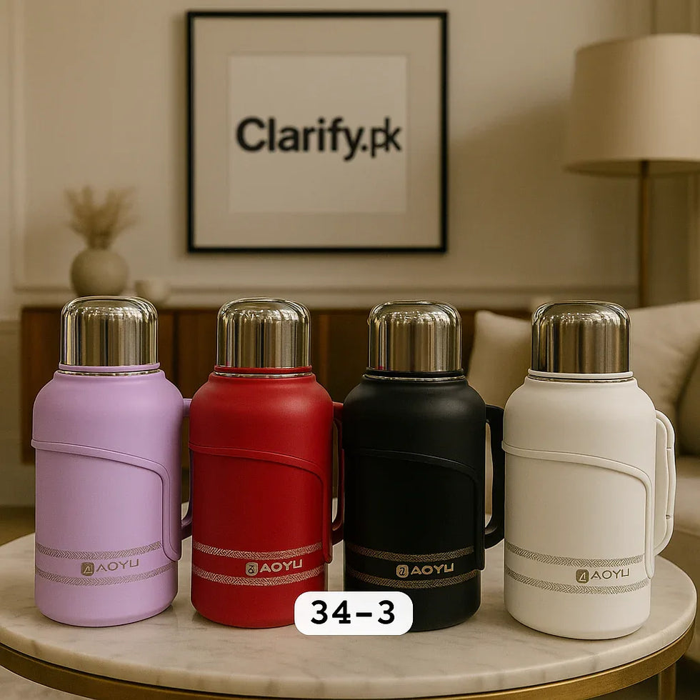 Premium 1000ml Stainless Steel Thermos - Clarify.pk