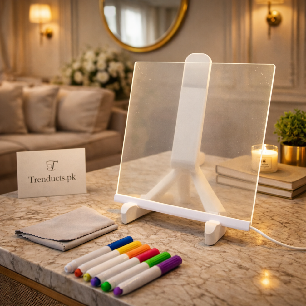 Glow-Note LED Writing Tablet – Acrylic Memo Board