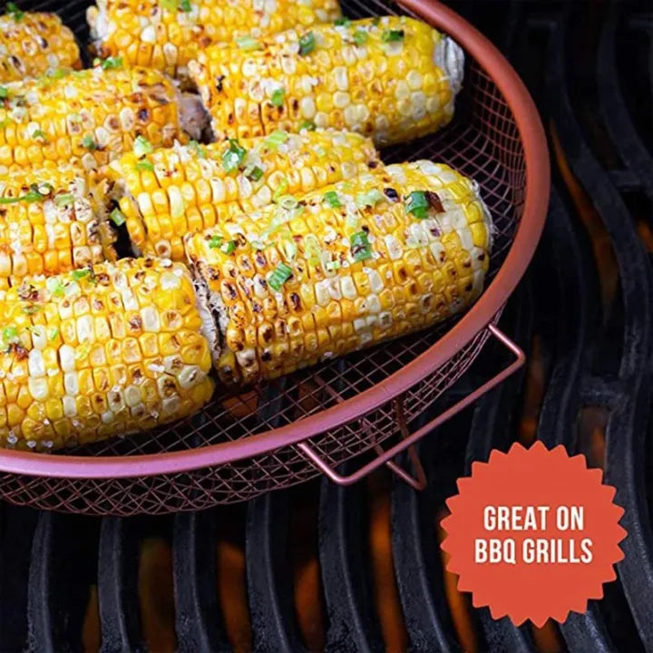 Deluxe Oven Air Fryer Basket & Crisper Tray