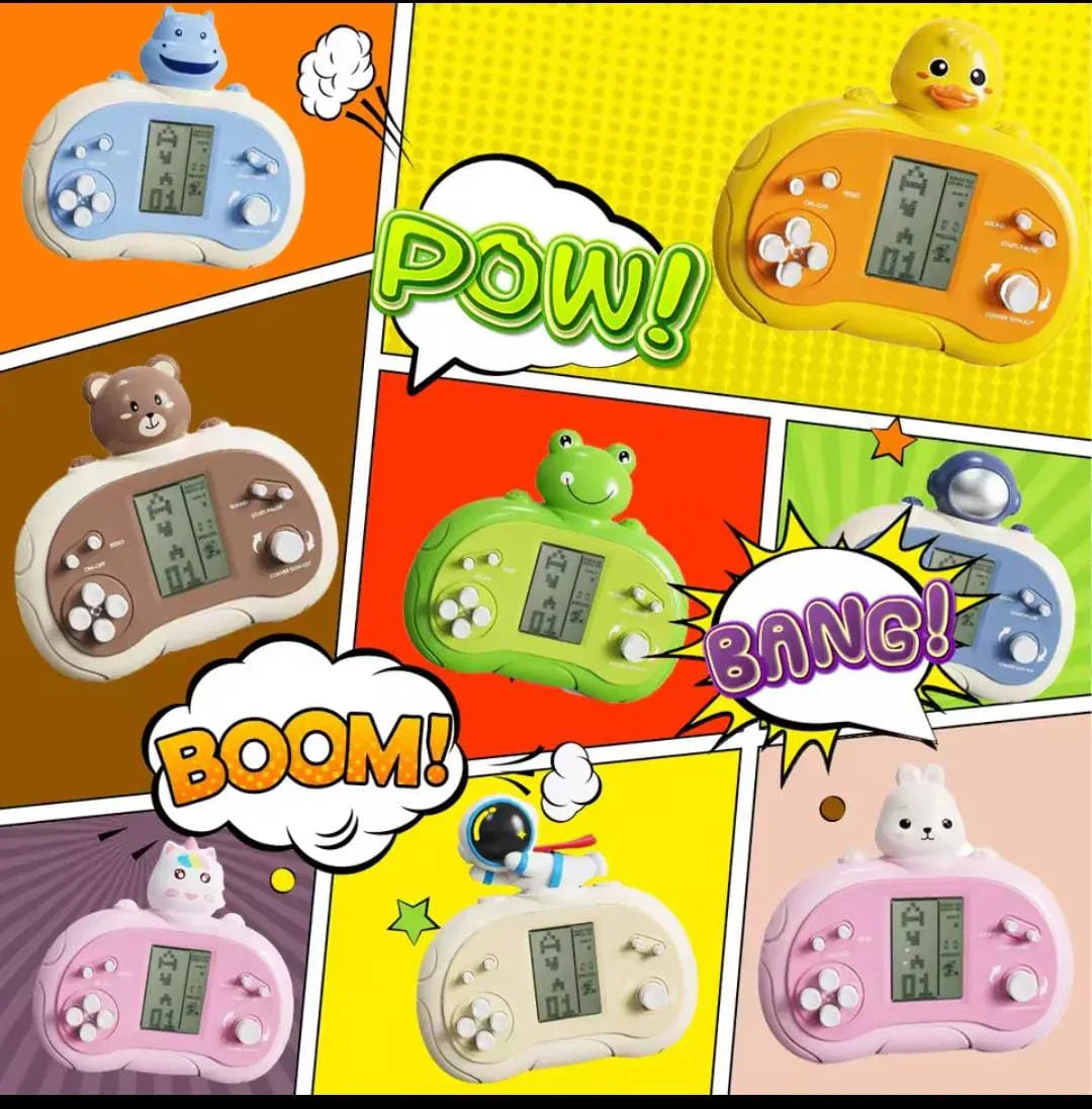 Classic Square Handheld Game Console – Cell Operated - Clarify.pk