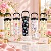 900ml Bow Design Vacuum Tumbler with Handle (Random Color)