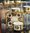 6pcs Cup & Saucer Set – Elegant Tea & Coffee Serving Set - Clarify.pk