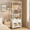 Portable Wardrobe with Cabinet & Hanger – Lightweight & Moveable - Clarify.pk
