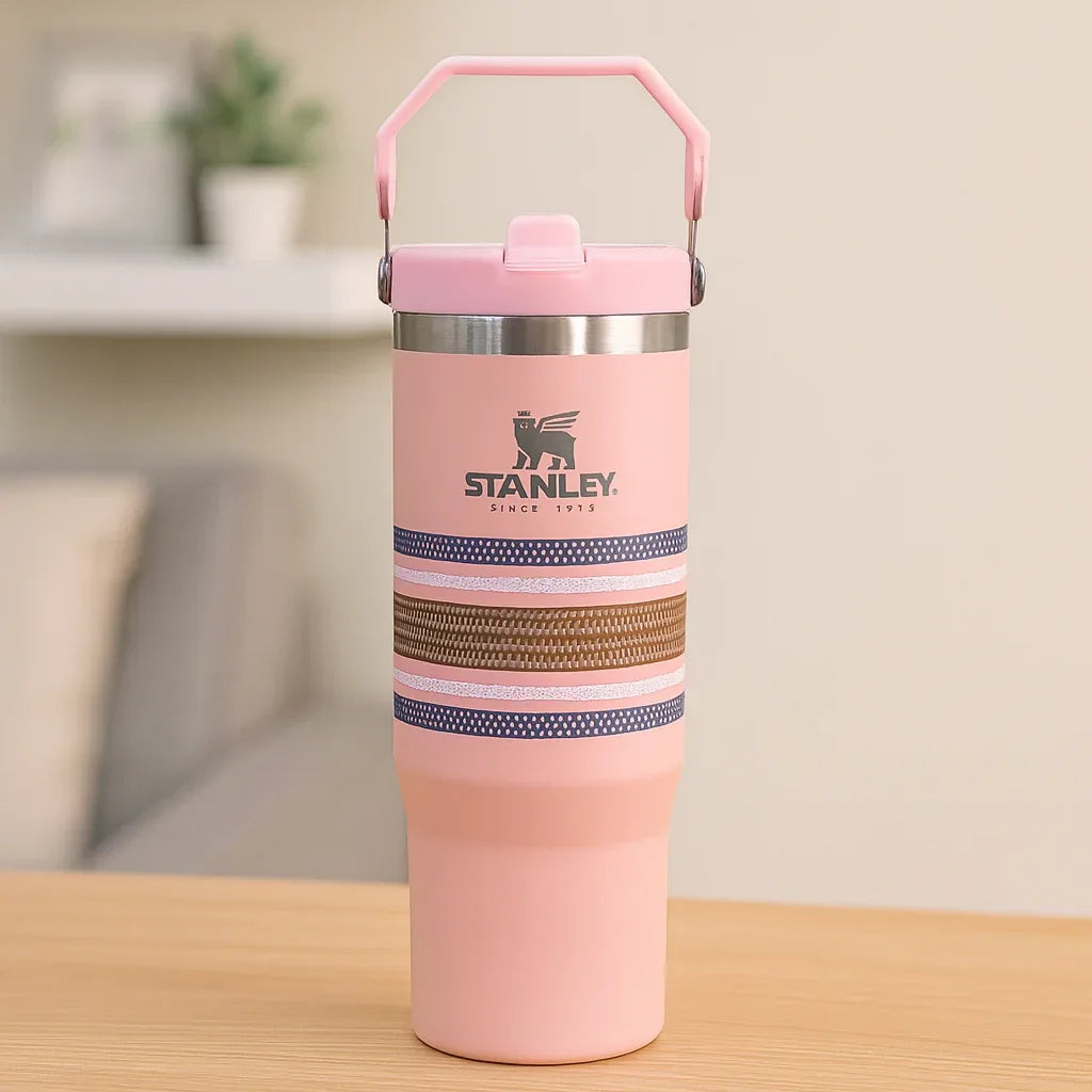 Stanley 30oz Flip Straw Tumbler – Peach Edition - Clarify.pk