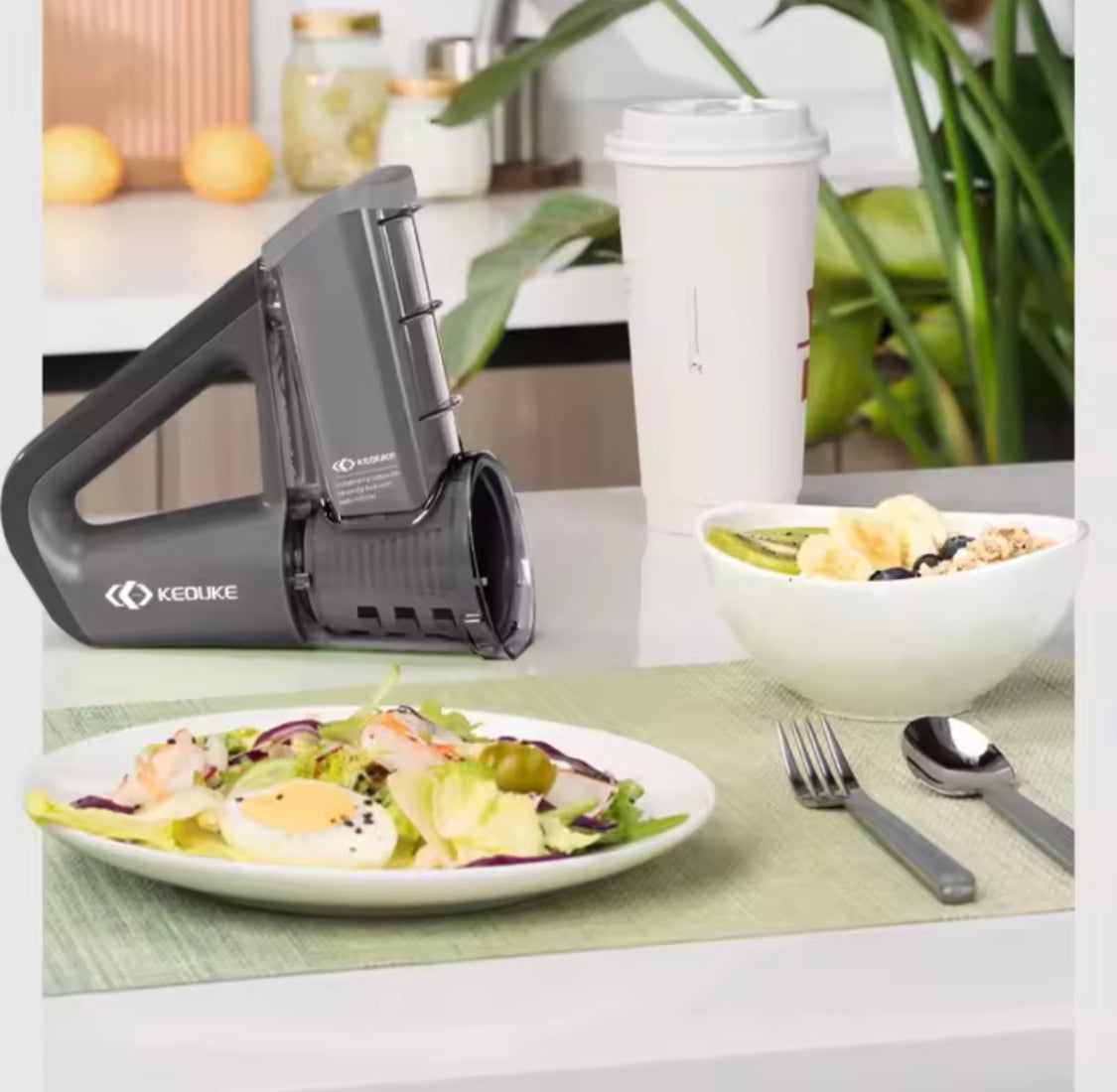 Electric Roller Vegetable Cutter, Vegetable Shredding and Slicing Machine, Veget Graters Shredders Fruit Kitchen Tool, Kitchen Gadgets