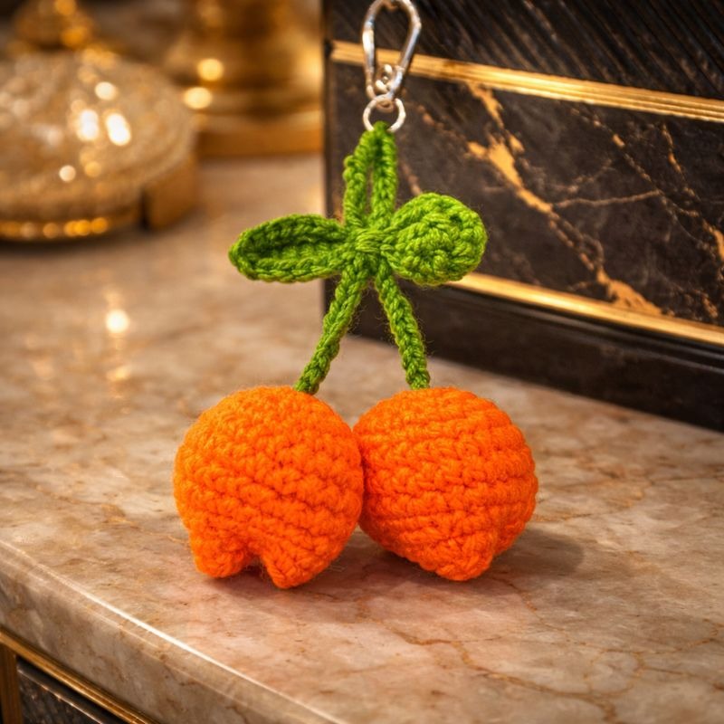 Handmade Crochet Keychains (Random Design)