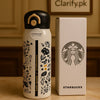 Starbucks Kate Spade Floral Stainless Steel Bottle - Premium Edition - Clarify.pk