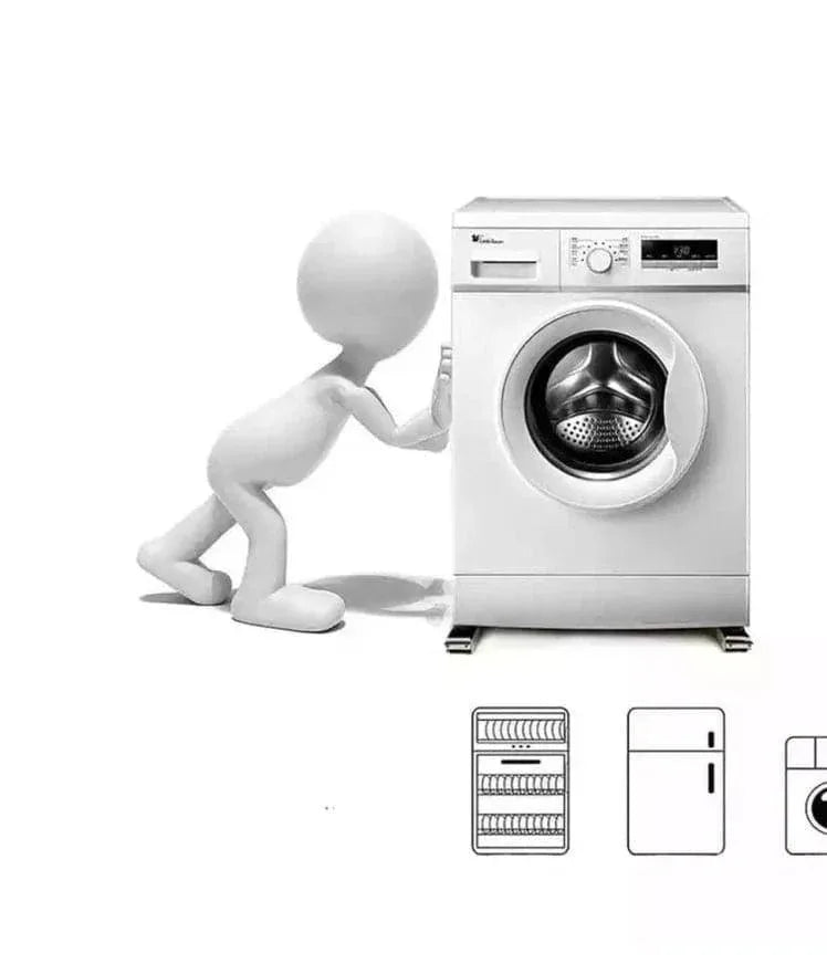 2 Pcs Heavy-Duty Washing Machine Pulley Bracket Set - Clarify.pk