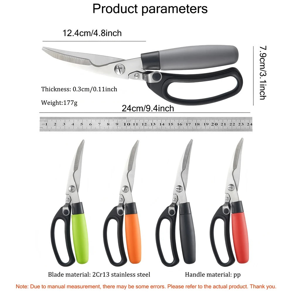 Professional Heavy-Duty Meat Scissor – Precision Butchery Tool IT