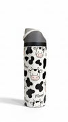 پریمیم کاؤ پرنٹ 32oz اوولا بوتل - اسٹائلش پانی کی بوتل (950ml)