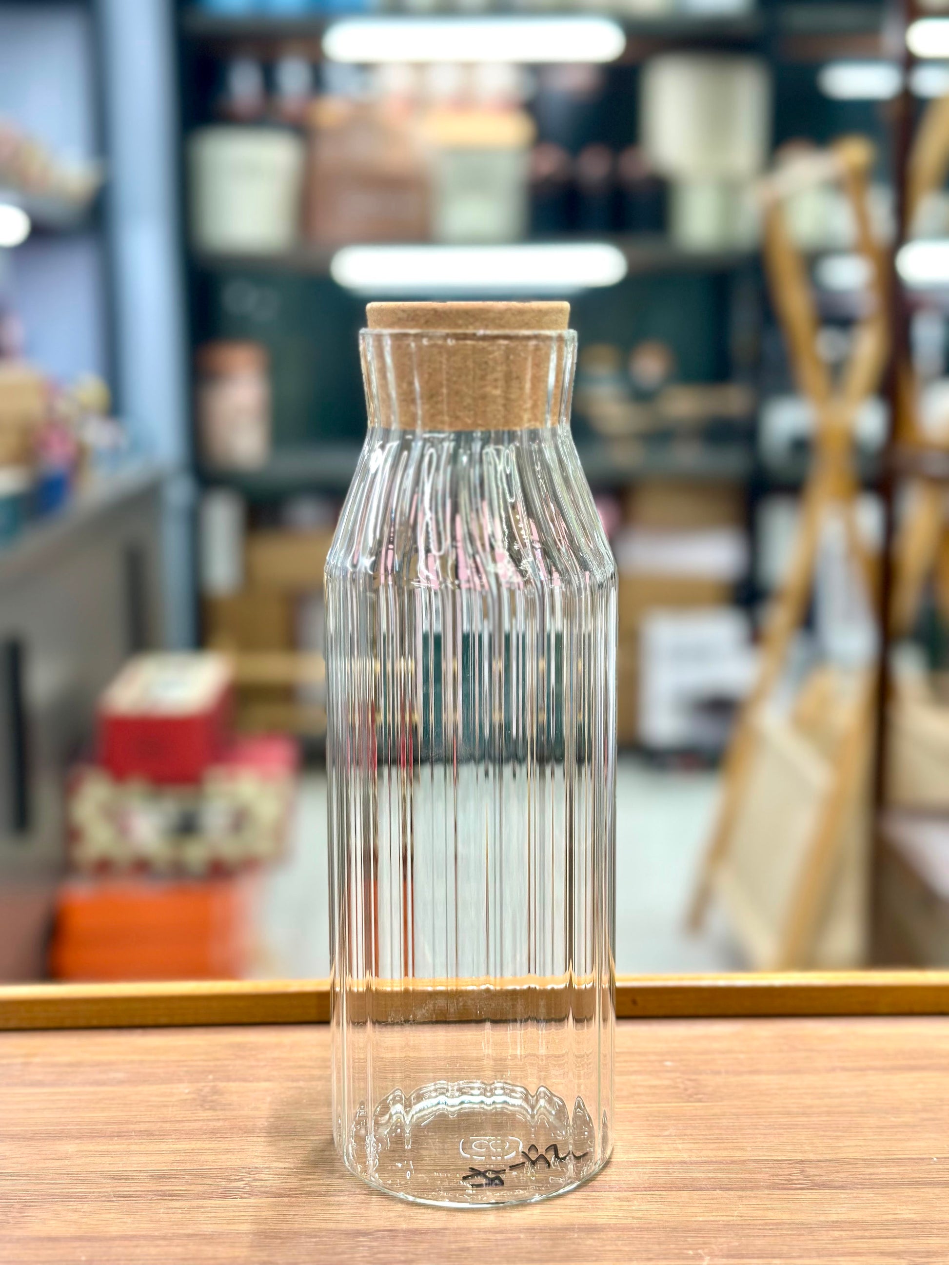 Premium 1L Cork Glass Bottle – 2 Styles