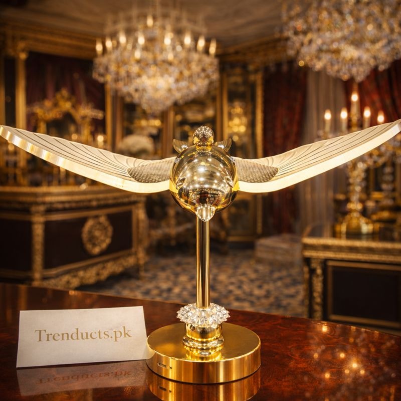 Luxury Winged LED Rechargeable Lamp – 3-Color Light ZZ