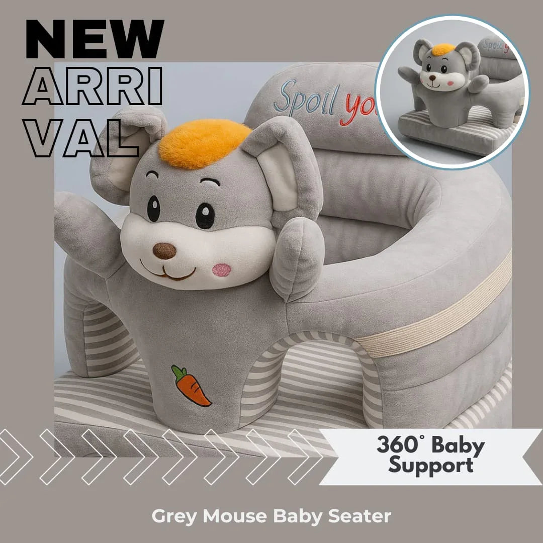 Grey Mouse 360° Baby Support Sofa Seat - Clarify.pk