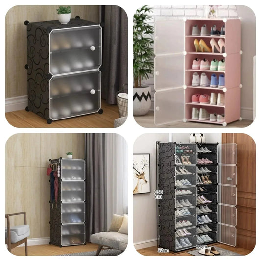 Attachable Shoe Rack for Space-Saving Cabinet Storage Solutions - Clarify.pk