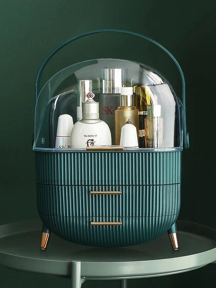 3-Layer Makeup Organizer for Efficient Desktop Storage and Display - Clarify.pk