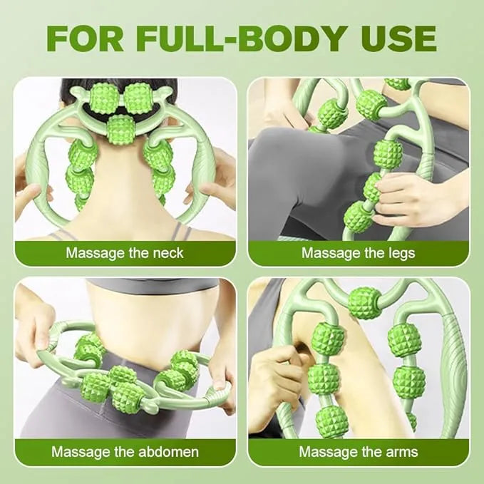 9-Wheel Manual Leg Massage Roller