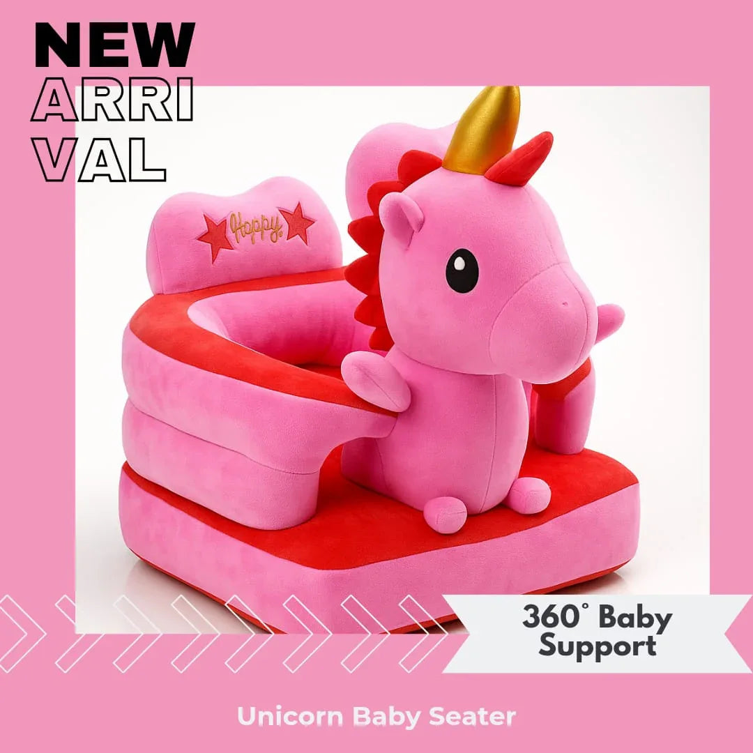 Unicorn 360° Baby Support Plush Sofa Seat - Clarify.pk