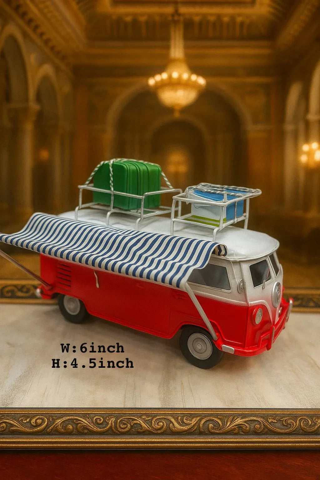 Metal Bus Model Showpiece – Vintage Decorative Art - Clarify.pk