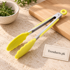 Stainless Steel Kitchen Tongs with Silicone Tips – Non-Slip Food Serving Tongs
