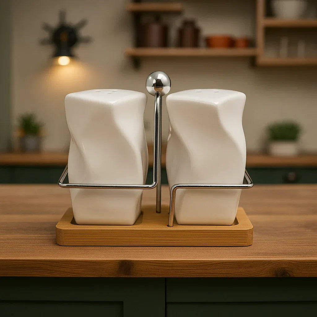 Nordic Ceramic Spice Jar Set – Creative Seasoning Box - Clarify.pk