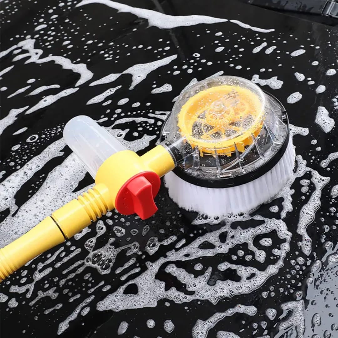 360° Rotating Car Washing Brush – Microfiber Auto Cleaning Brush Kit