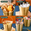 Mini Gold Serving Bucket - Luxury Snack & Ice Pail IT